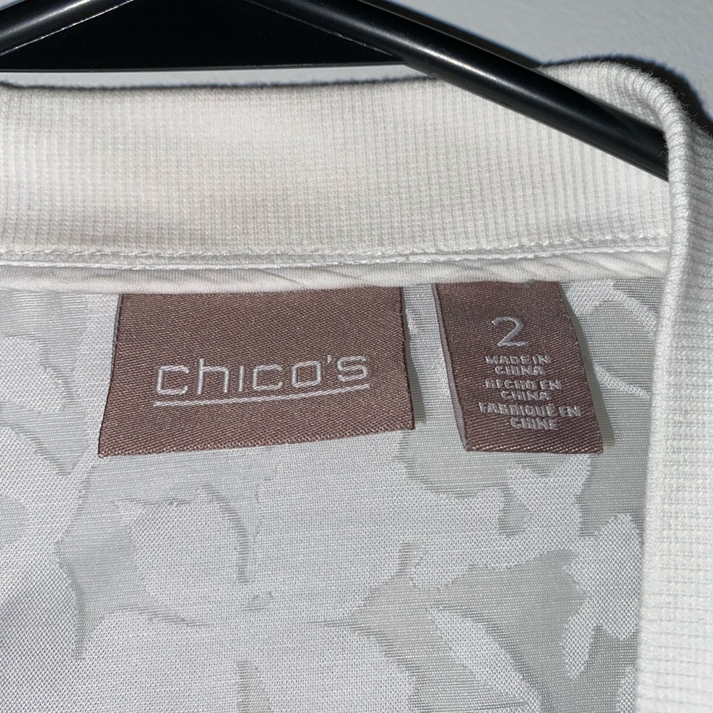 Chico’s White Translucent Jacket - image 3